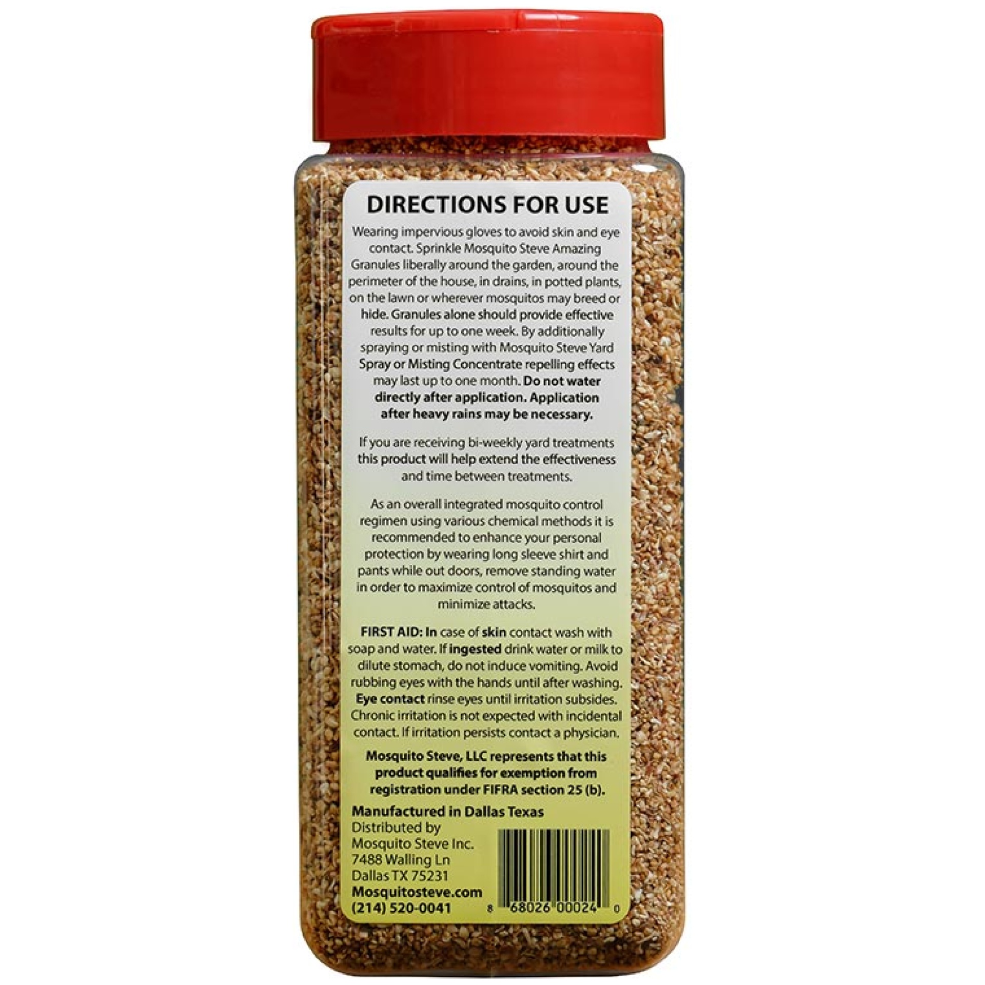 Amazing Granules - All Natural Mosquito Repellent