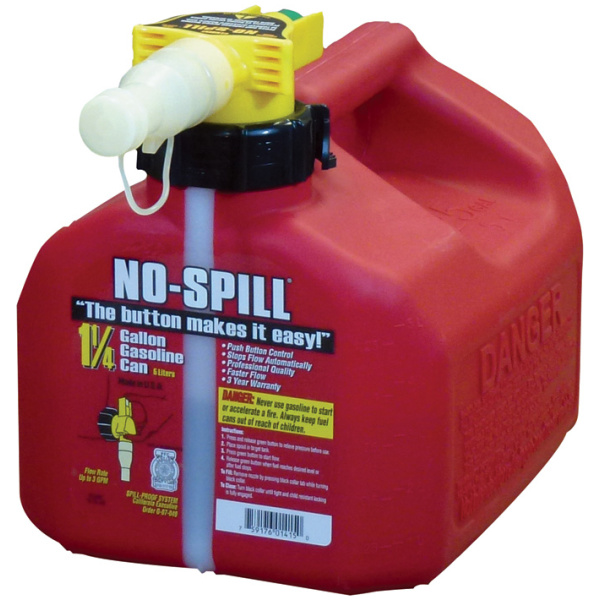 Honda No-Spill 1.25 Gallon Gas Can (061761415C6)