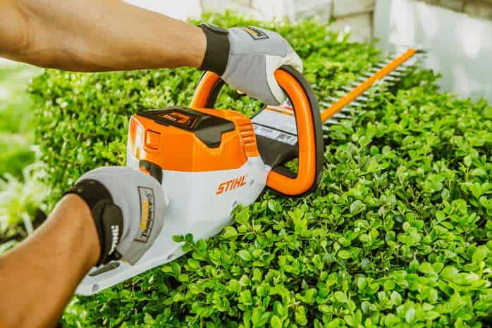 Stihl HSA 56 battery powered hedge trimmers mckinney